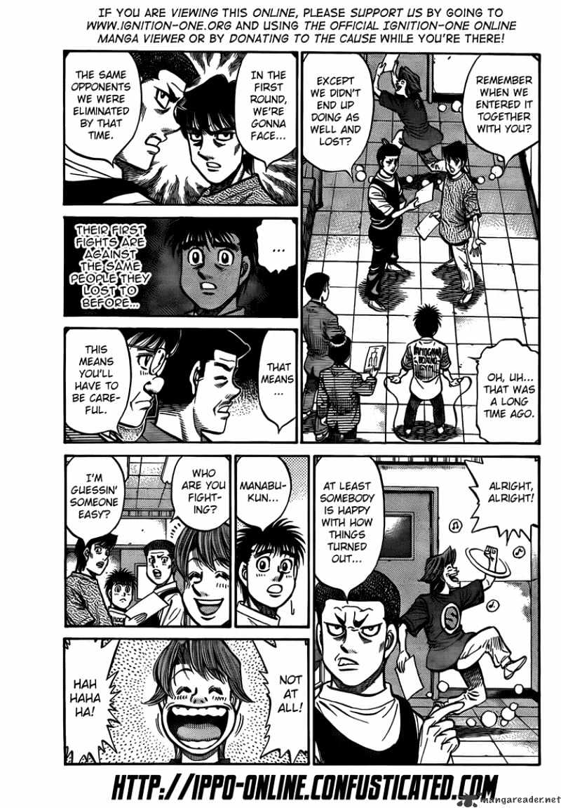 Hajime No Ippo - Chapter 859 : Excitement And Aphorisms