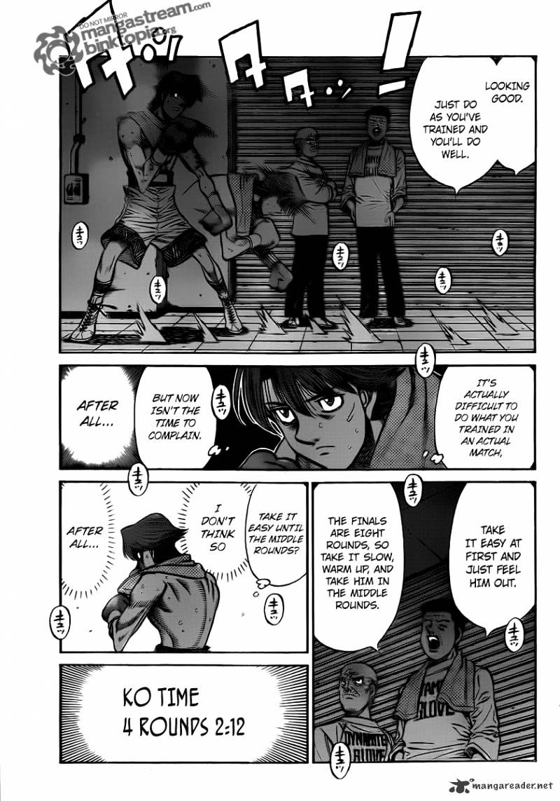 Hajime No Ippo - Chapter 953 : The Itagaki Family S Cheering Method