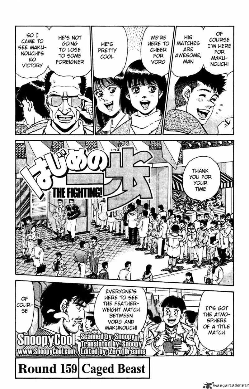 Hajime No Ippo - Chapter 159