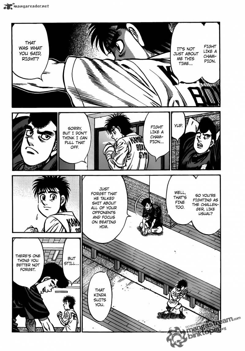 Hajime No Ippo - Chapter 930 : The Bell S About To Ring