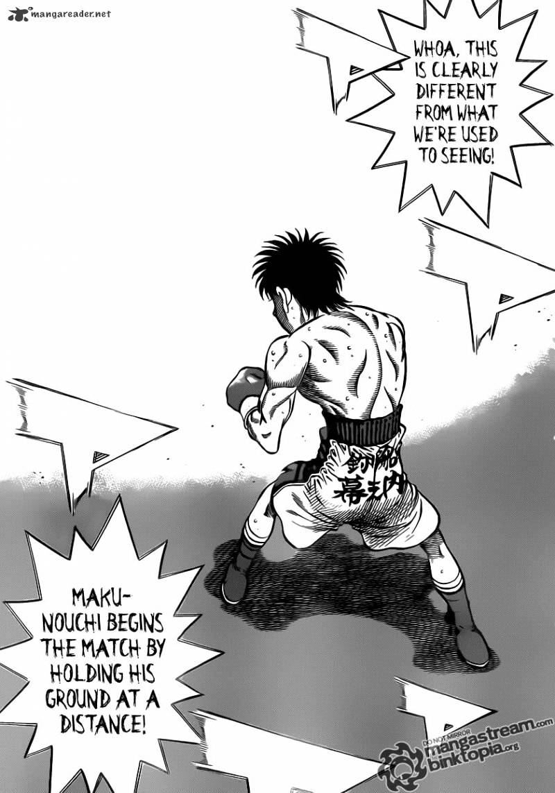 Hajime No Ippo - Chapter 933 : An Abnormal Start