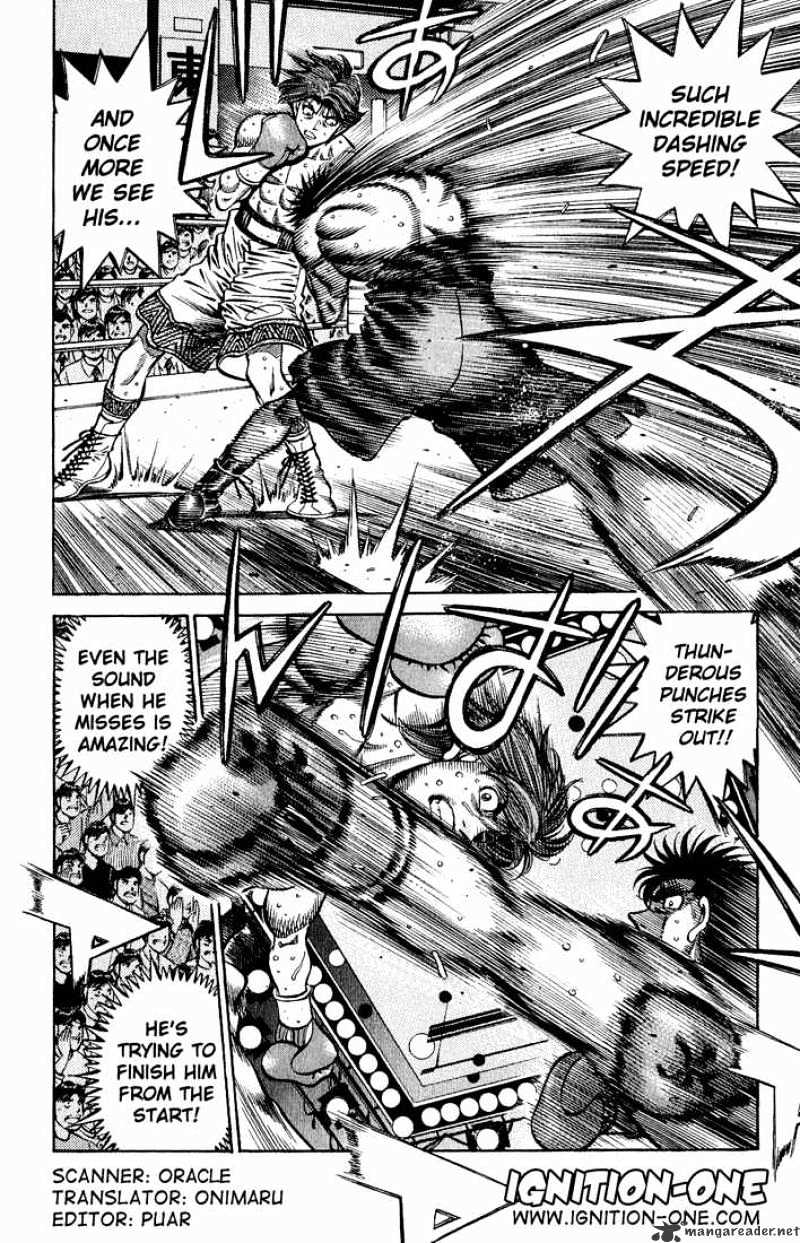 Hajime No Ippo - Chapter 599 : Speed Vs Power