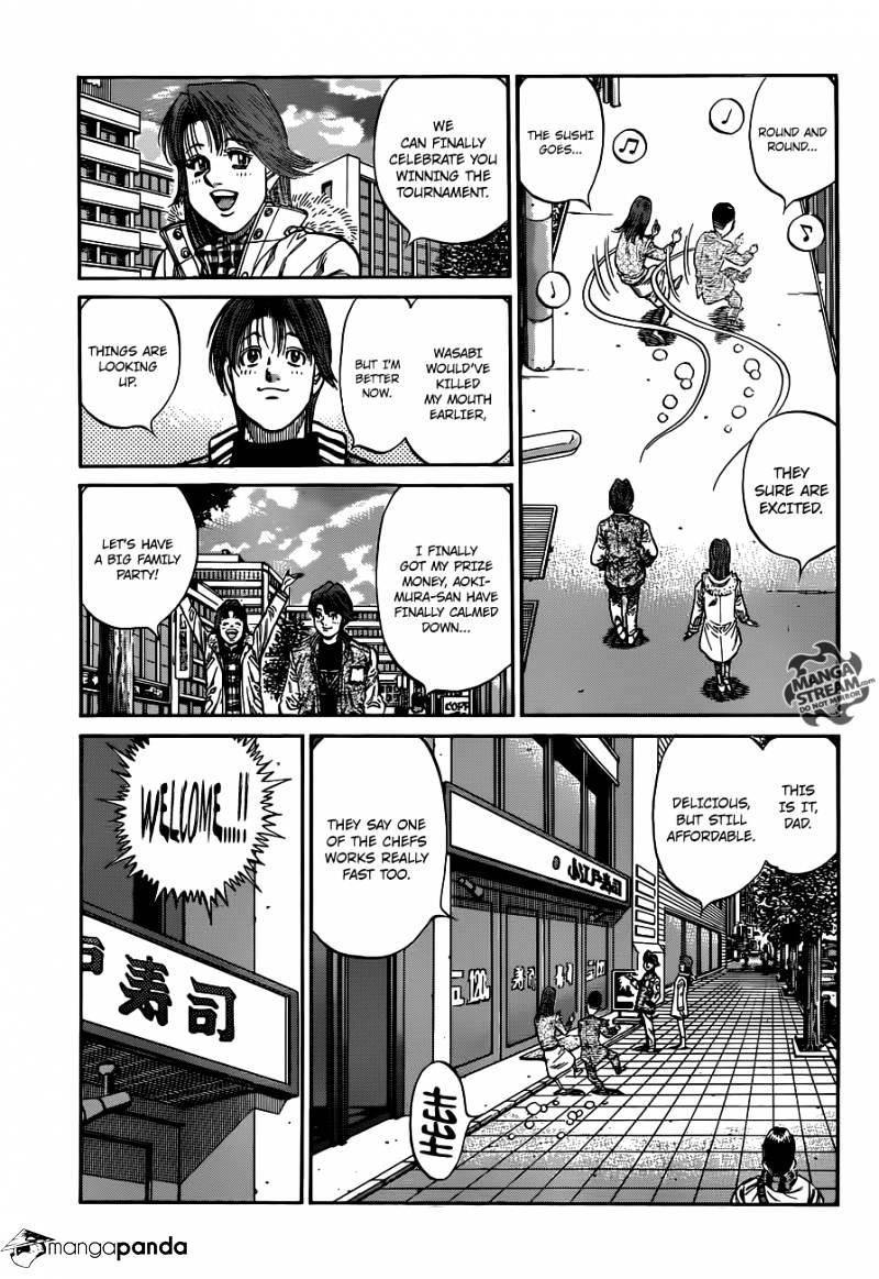 Hajime No Ippo - Chapter 980 : At The Sushi Belt Restaurant