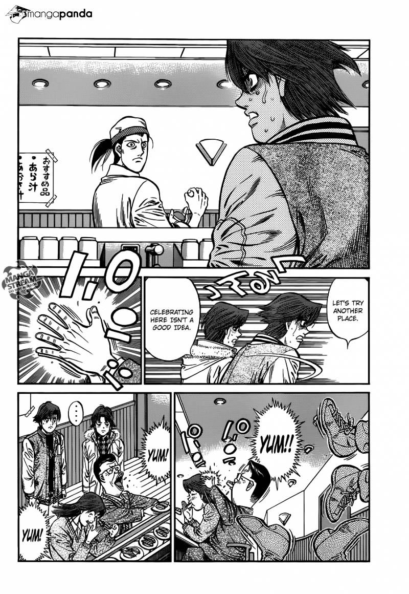 Hajime No Ippo - Chapter 980 : At The Sushi Belt Restaurant