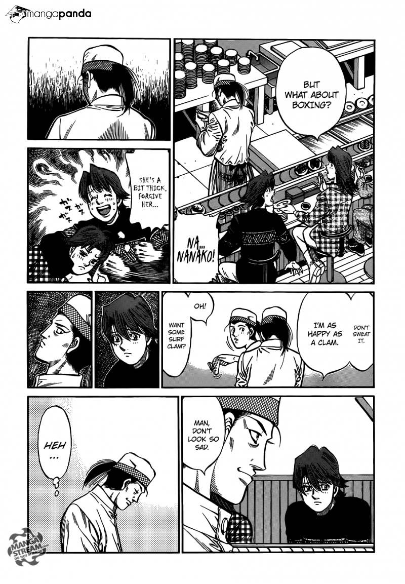 Hajime No Ippo - Chapter 980 : At The Sushi Belt Restaurant