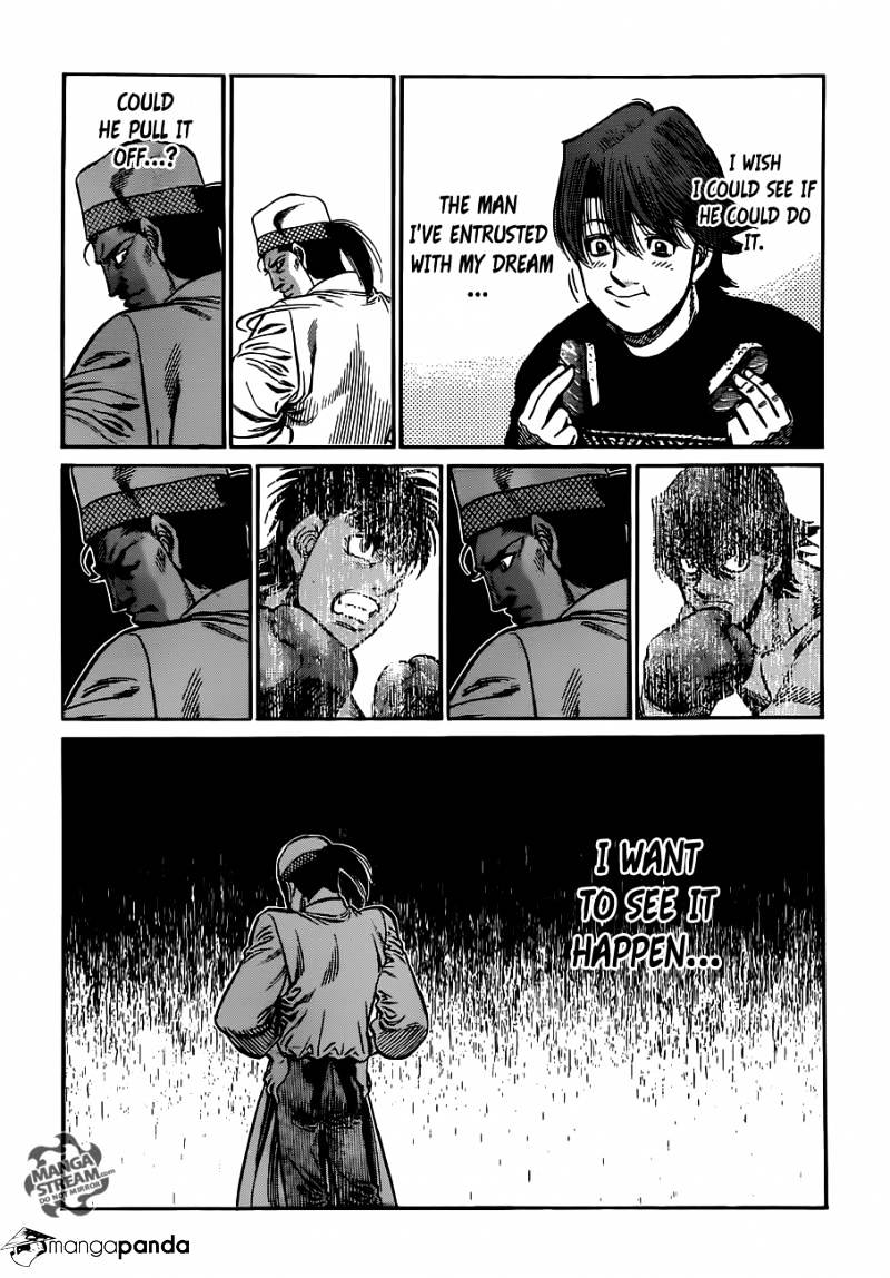 Hajime No Ippo - Chapter 980 : At The Sushi Belt Restaurant