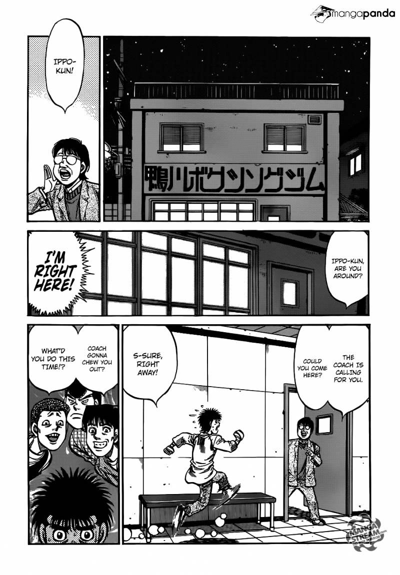 Hajime No Ippo - Chapter 980 : At The Sushi Belt Restaurant