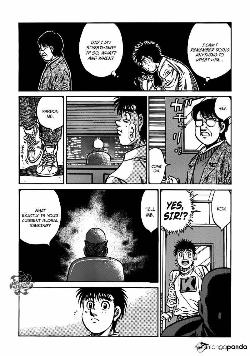 Hajime No Ippo - Chapter 980 : At The Sushi Belt Restaurant