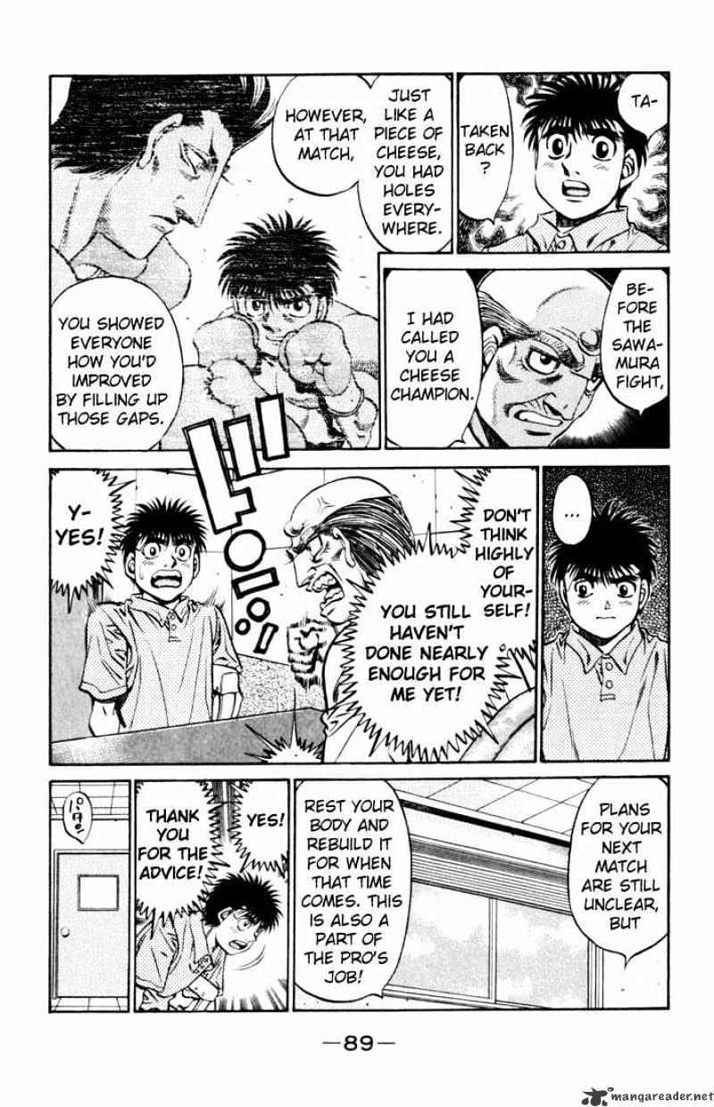 Hajime No Ippo - Chapter 508 :  Fishing Boat Makunouchi Gym