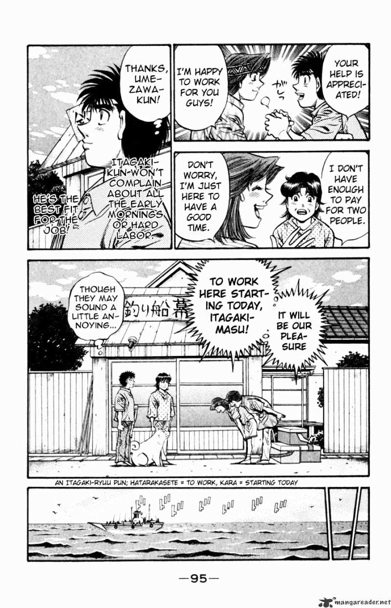 Hajime No Ippo - Chapter 508 :  Fishing Boat Makunouchi Gym