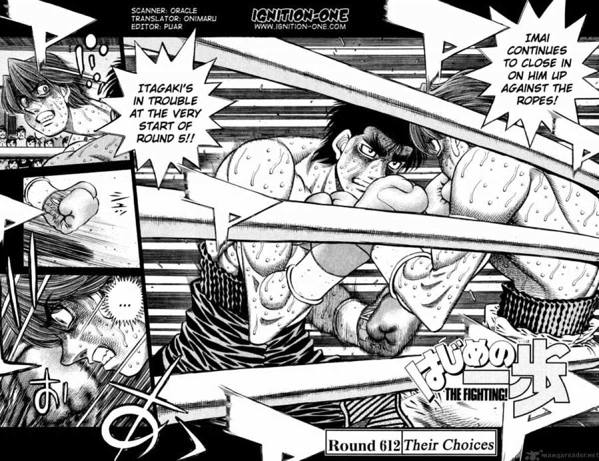 Hajime No Ippo - Chapter 612 : Their Choices