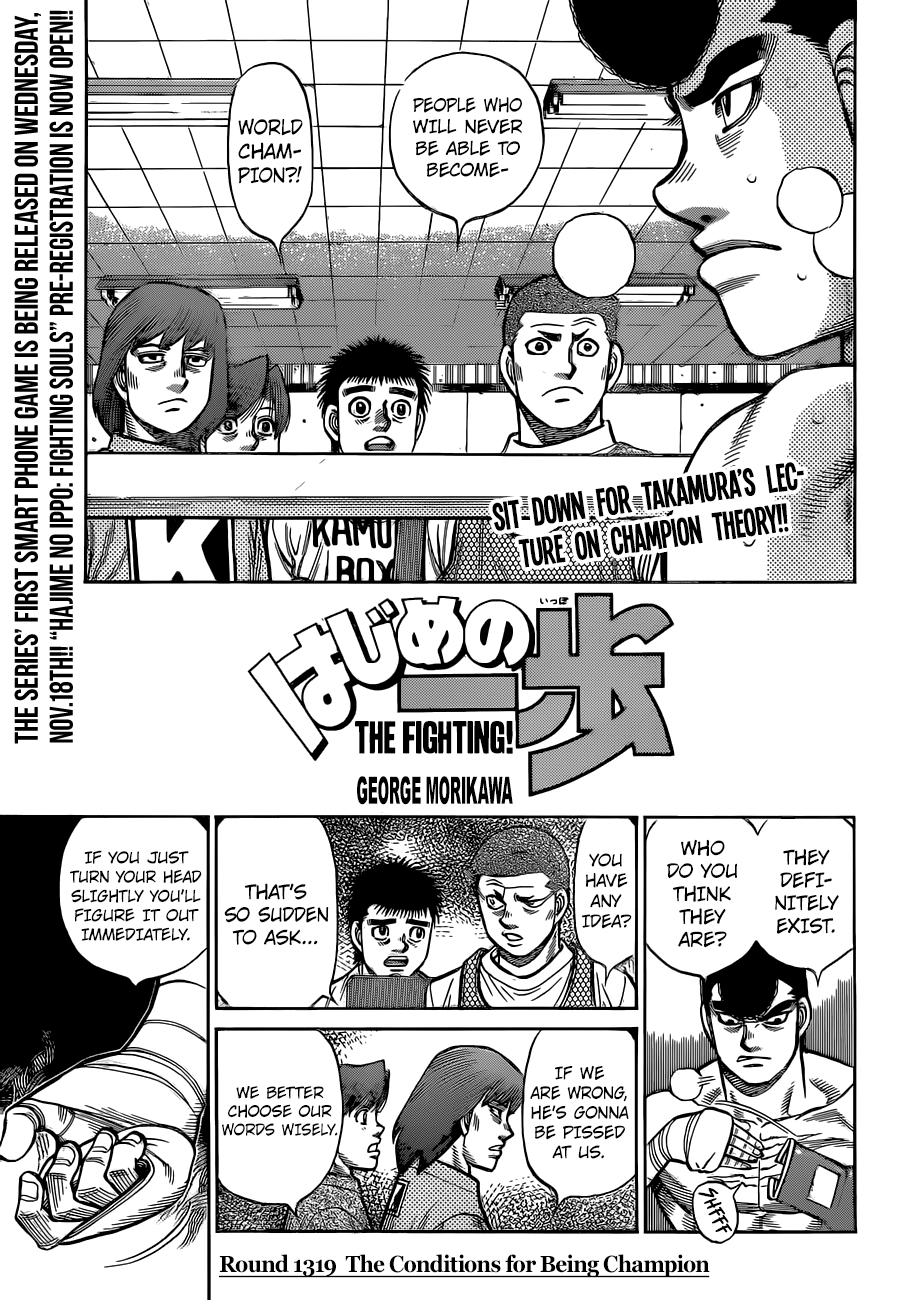 Hajime No Ippo - Chapter 1319: The Conditions For Being Champion