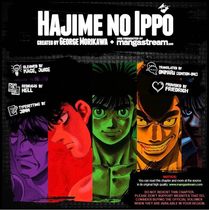 Hajime No Ippo - Chapter 1034 : Step By Step