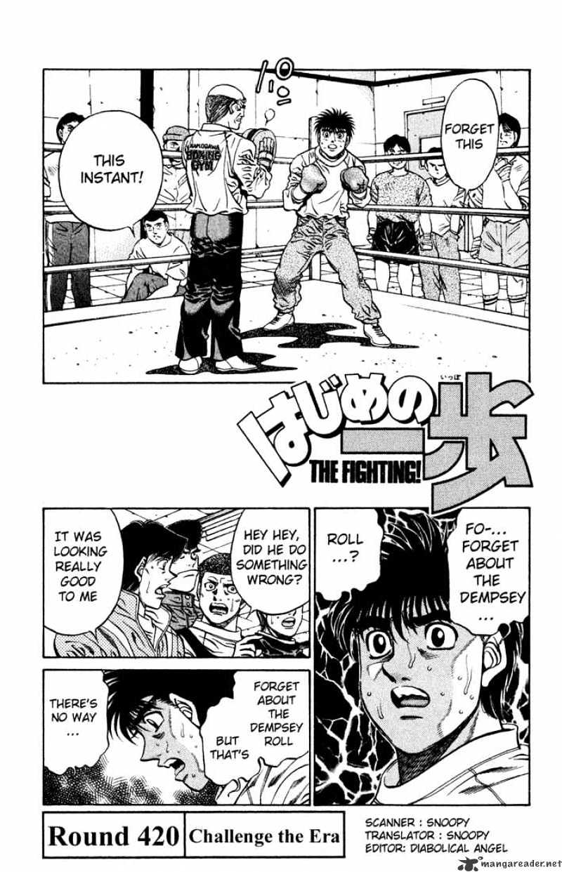 Hajime No Ippo - Chapter 420