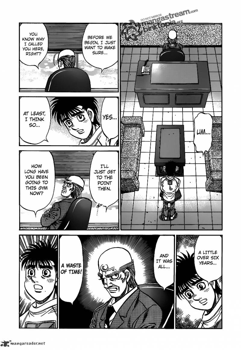 Hajime No Ippo - Chapter 944 : Beware A Champion Who Drinks By Himself