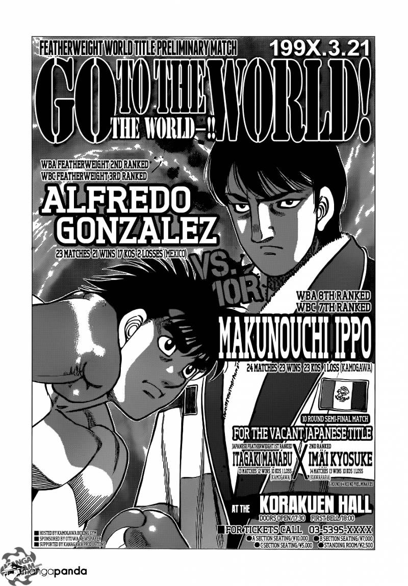 Hajime No Ippo - Chapter 1021 : A Nation S Hopes