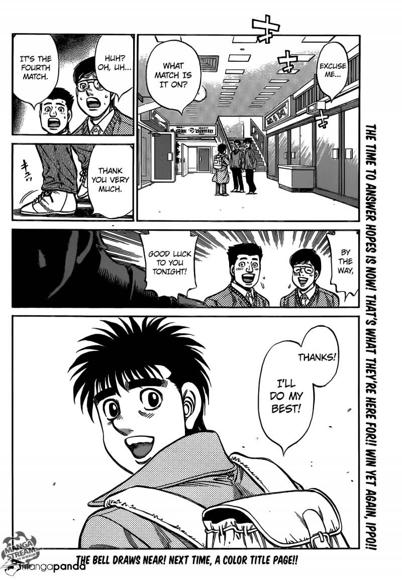 Hajime No Ippo - Chapter 1021 : A Nation S Hopes