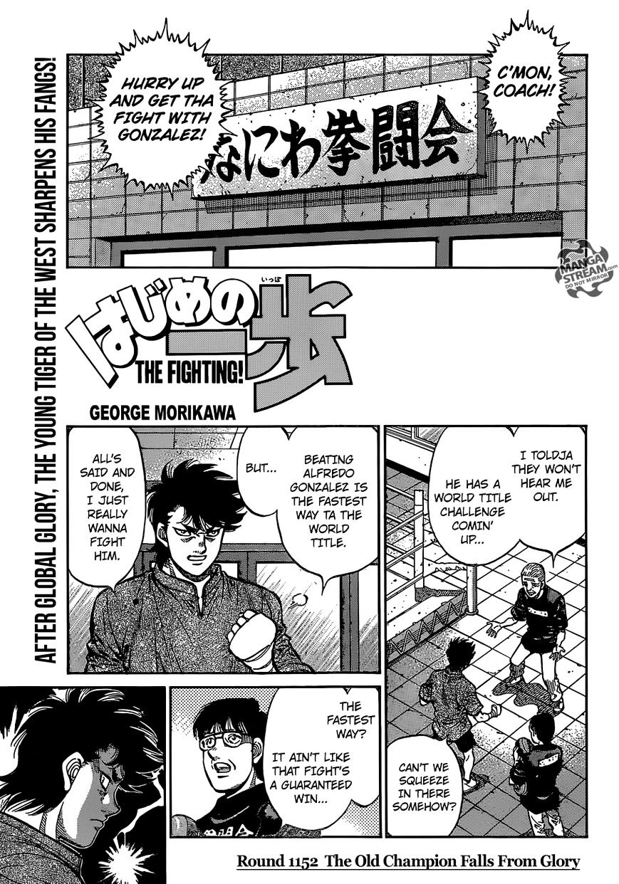 Hajime No Ippo - Chapter 1152 : The Old Champion Falls From Glory