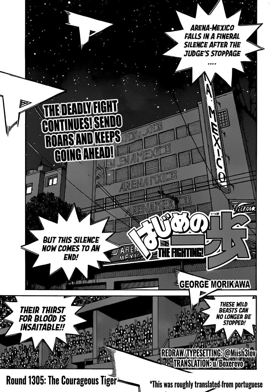 Hajime No Ippo - Chapter 1305: The Courageous Tiger