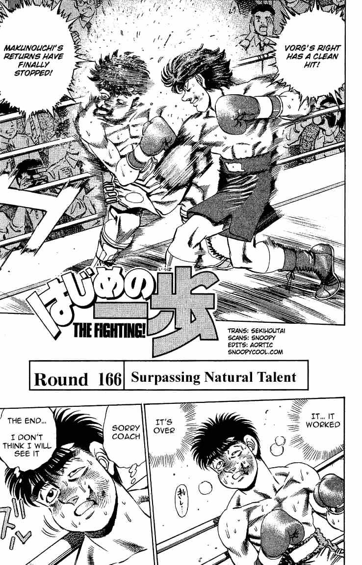 Hajime No Ippo - Chapter 166