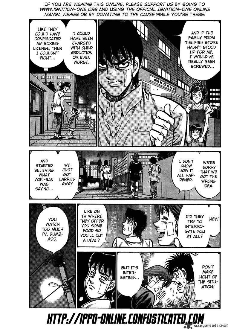 Hajime No Ippo - Chapter 915 : Forecast Rain Of Blood