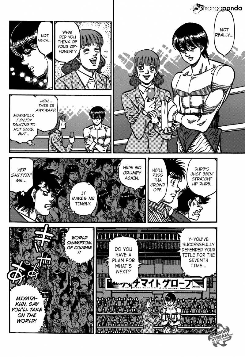 Hajime No Ippo - Chapter 1127 : Beyond The Lightning God S Gaze