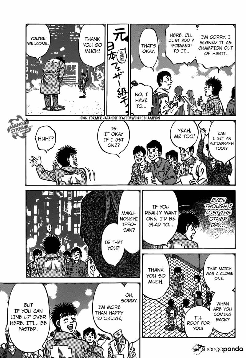 Hajime No Ippo - Chapter 1127 : Beyond The Lightning God S Gaze