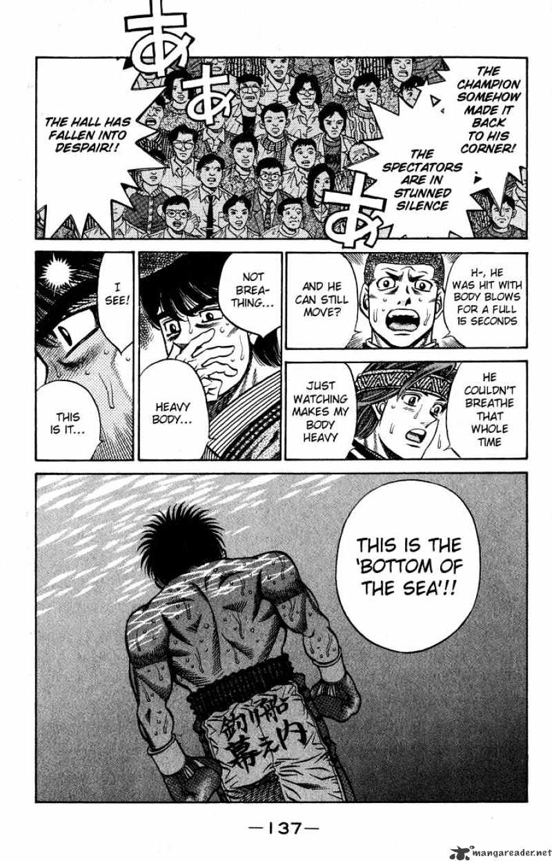 Hajime No Ippo - Chapter 431 : Bottom Of The Sea