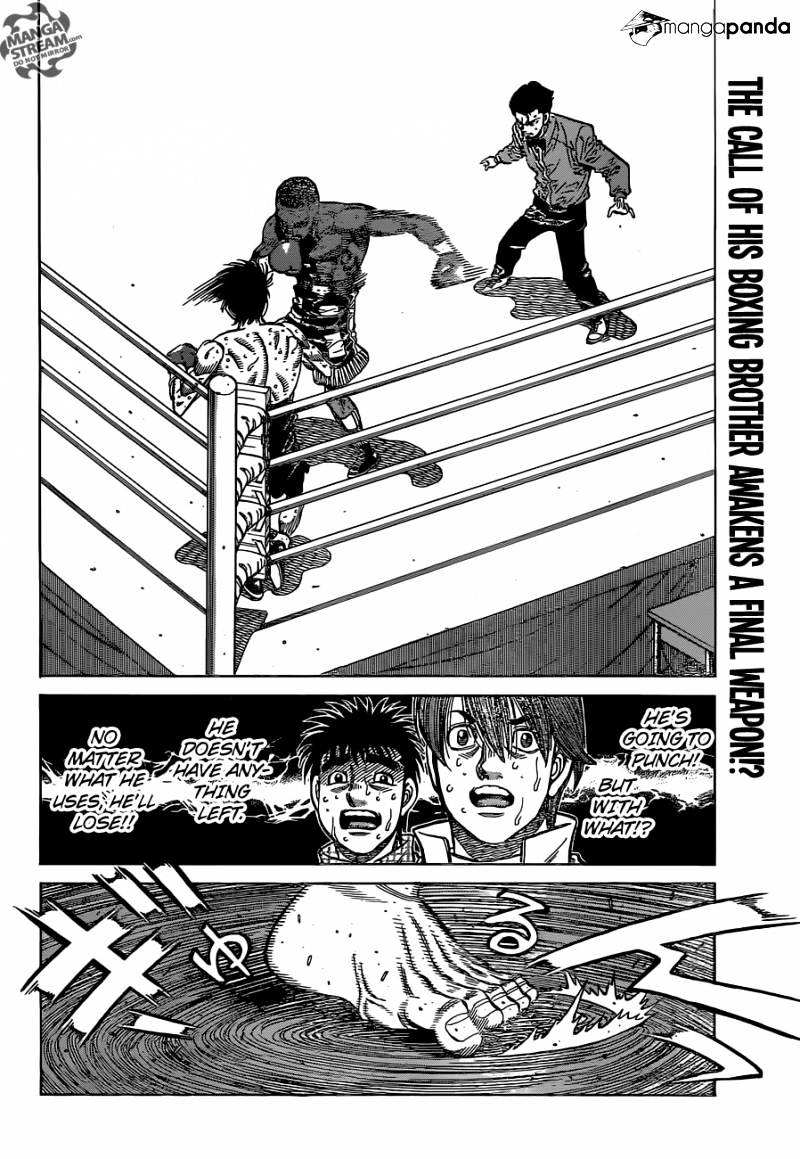 Hajime No Ippo - Chapter 1118 : Calling To The Hawk