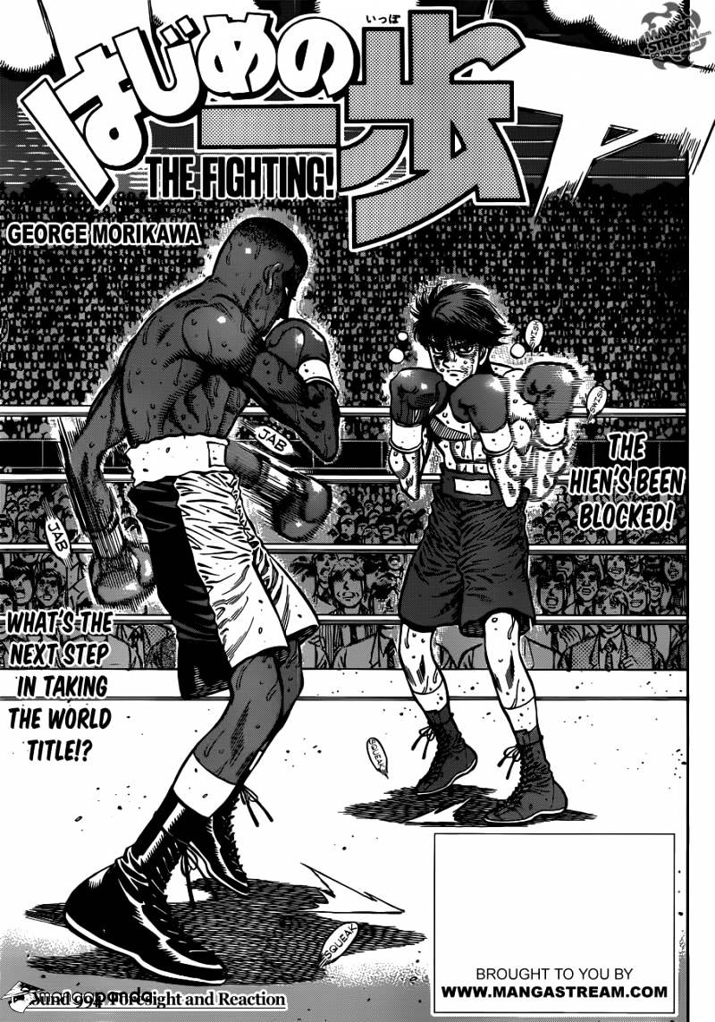 Hajime No Ippo - Chapter 994 : Foresight And Reaction