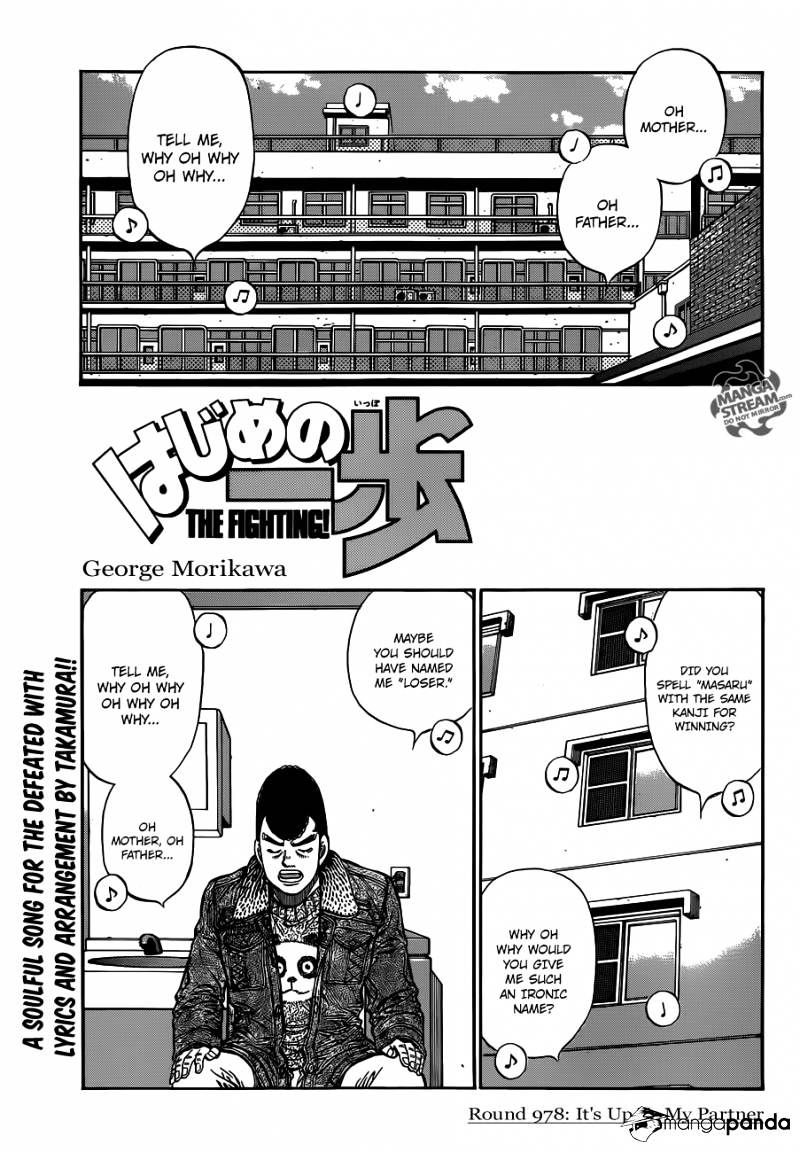 Hajime No Ippo - Chapter 978 : It S Up To My Partner