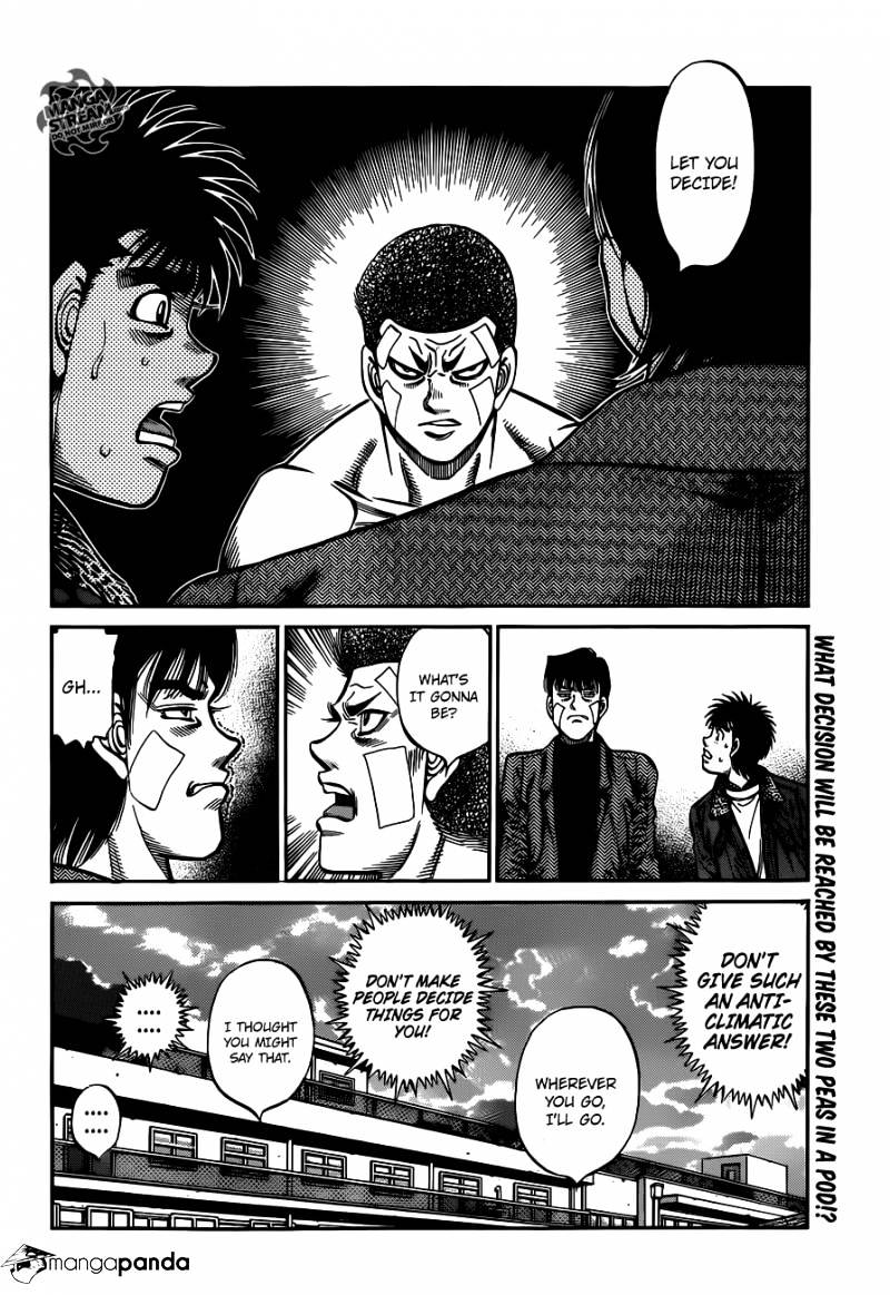 Hajime No Ippo - Chapter 978 : It S Up To My Partner