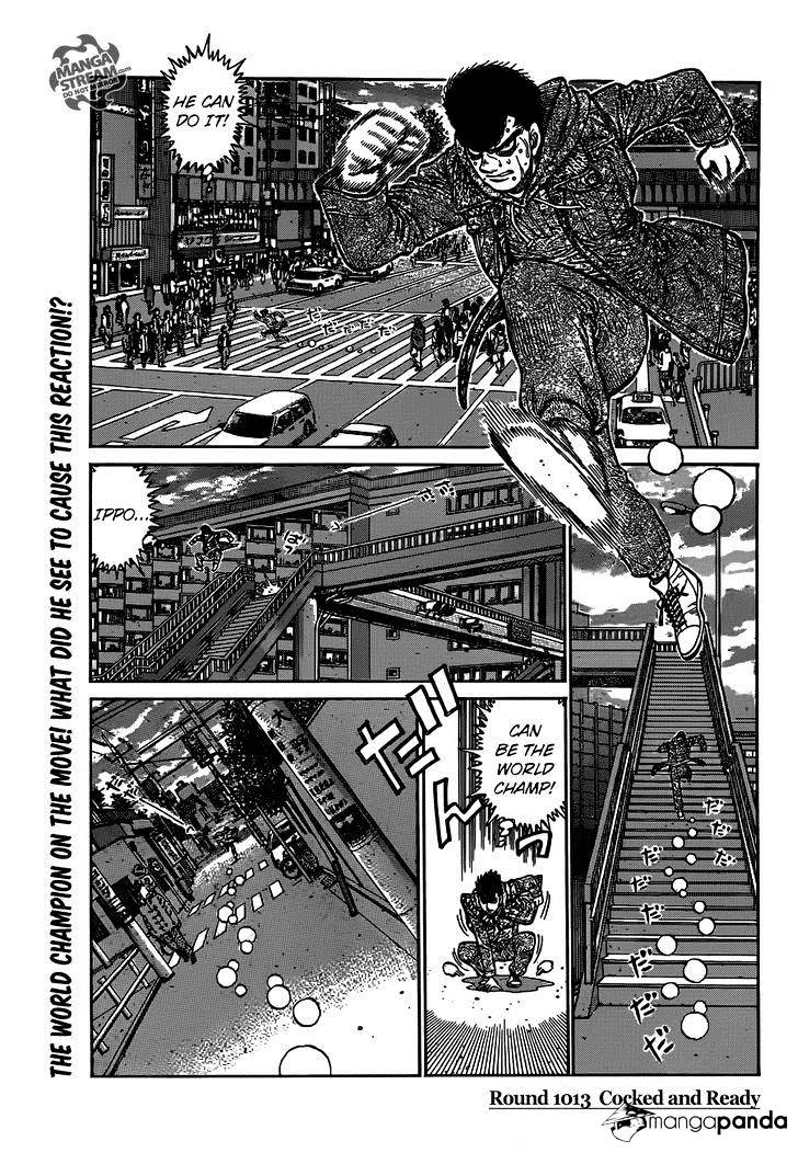 Hajime No Ippo - Chapter 1013 : Cocked And Ready