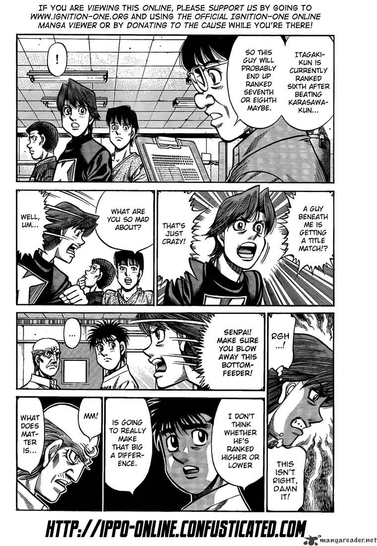 Hajime No Ippo - Chapter 916 : A Conspicuous Challanger