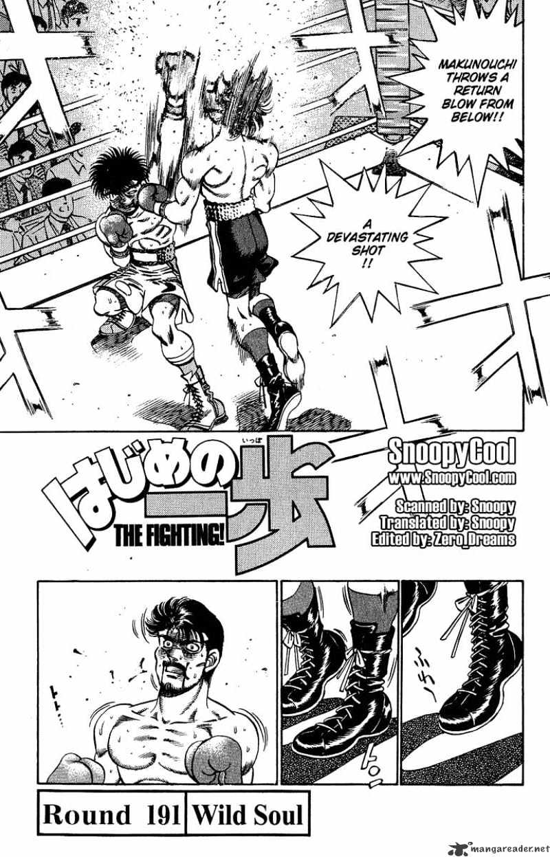 Hajime No Ippo - Chapter 191