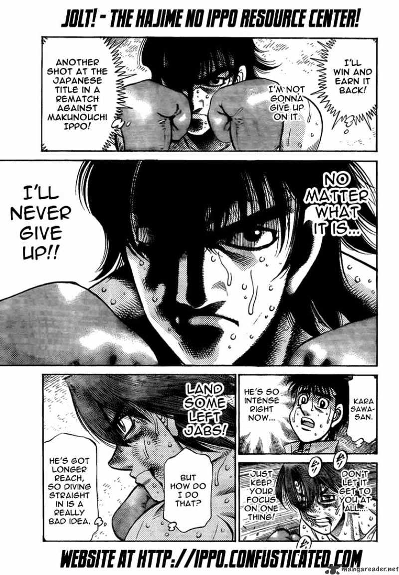 Hajime No Ippo - Chapter 907 : The Genius Takes Flight