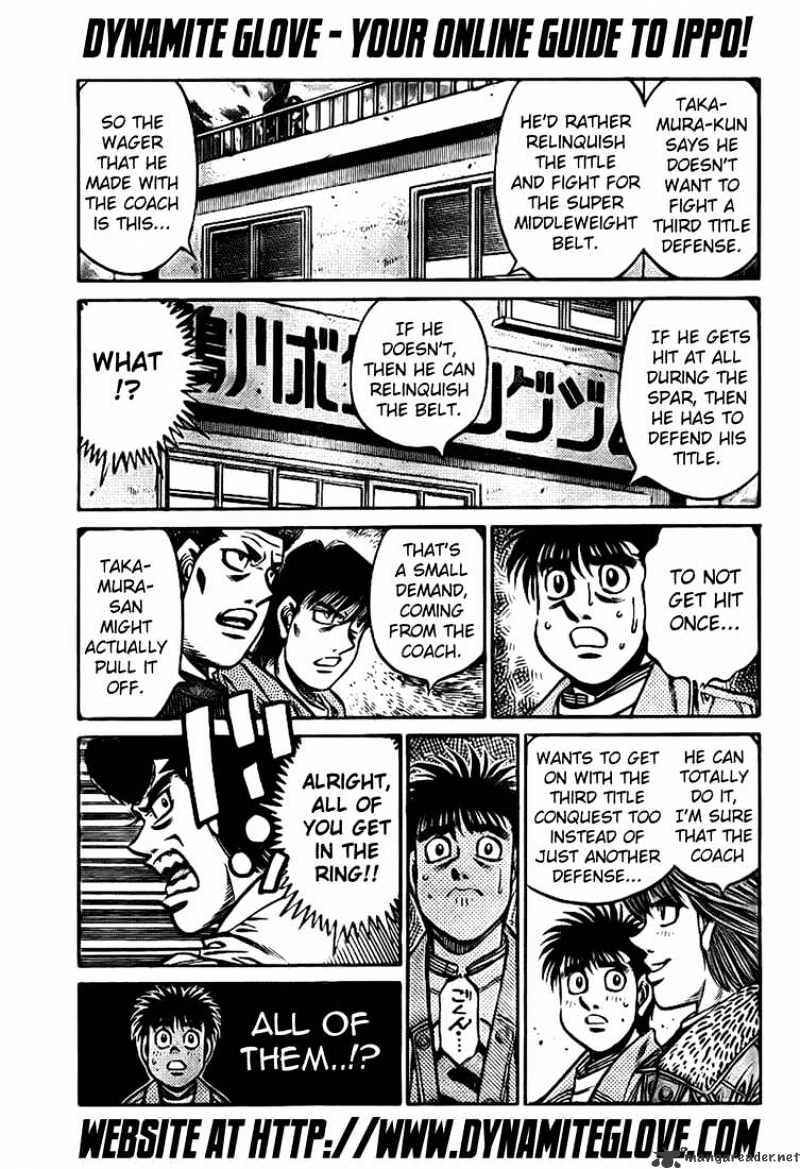 Hajime No Ippo - Chapter 803 : The Main Event And The Main Event