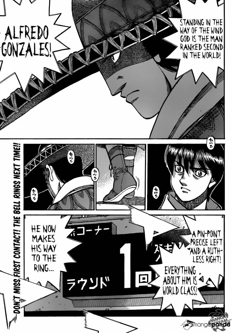 Hajime No Ippo - Chapter 1031 : The Wind God S Challenge