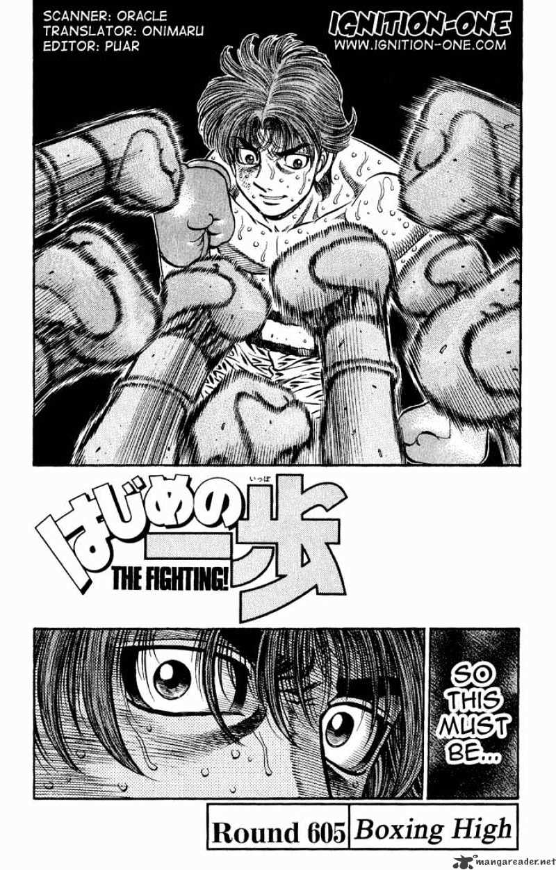 Hajime No Ippo - Chapter 605 : Boxing High