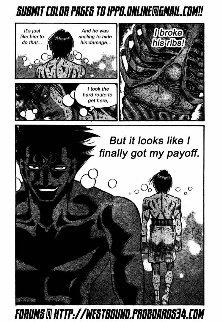 Hajime No Ippo - Chapter 835 : Payoff Of Courage