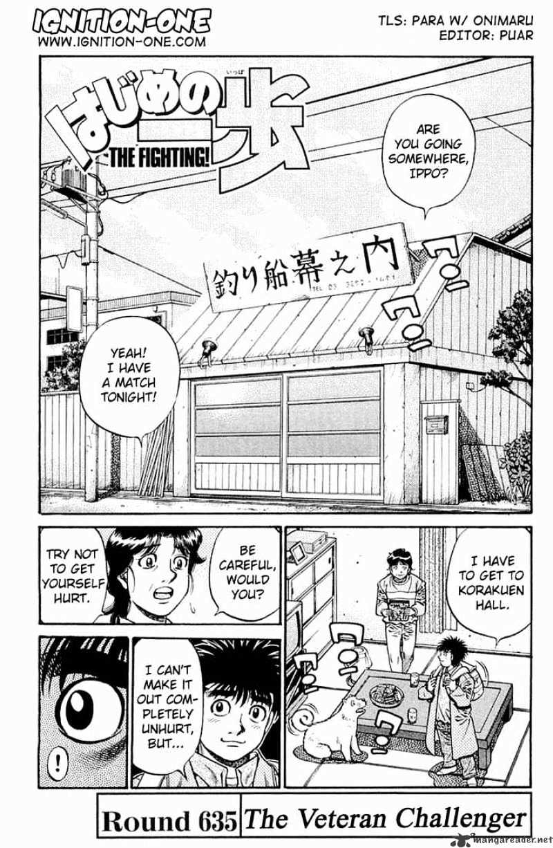 Hajime No Ippo - Chapter 635 : Veteran Challenger