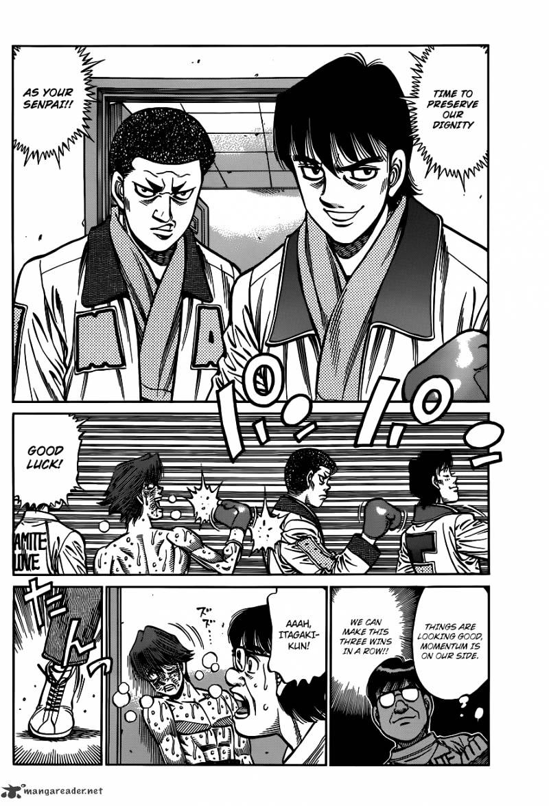 Hajime No Ippo - Chapter 972 : A Senpai S Dignity