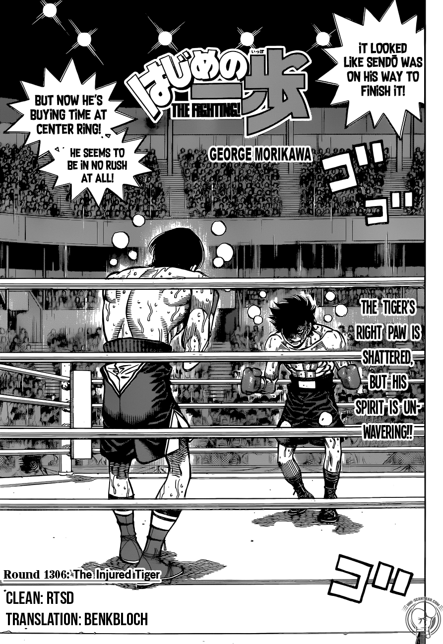 Hajime No Ippo - Chapter 1306: The Injured Tiger