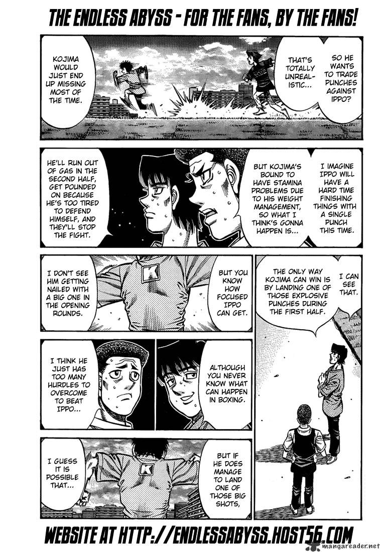 Hajime No Ippo - Chapter 917 : Looking Down