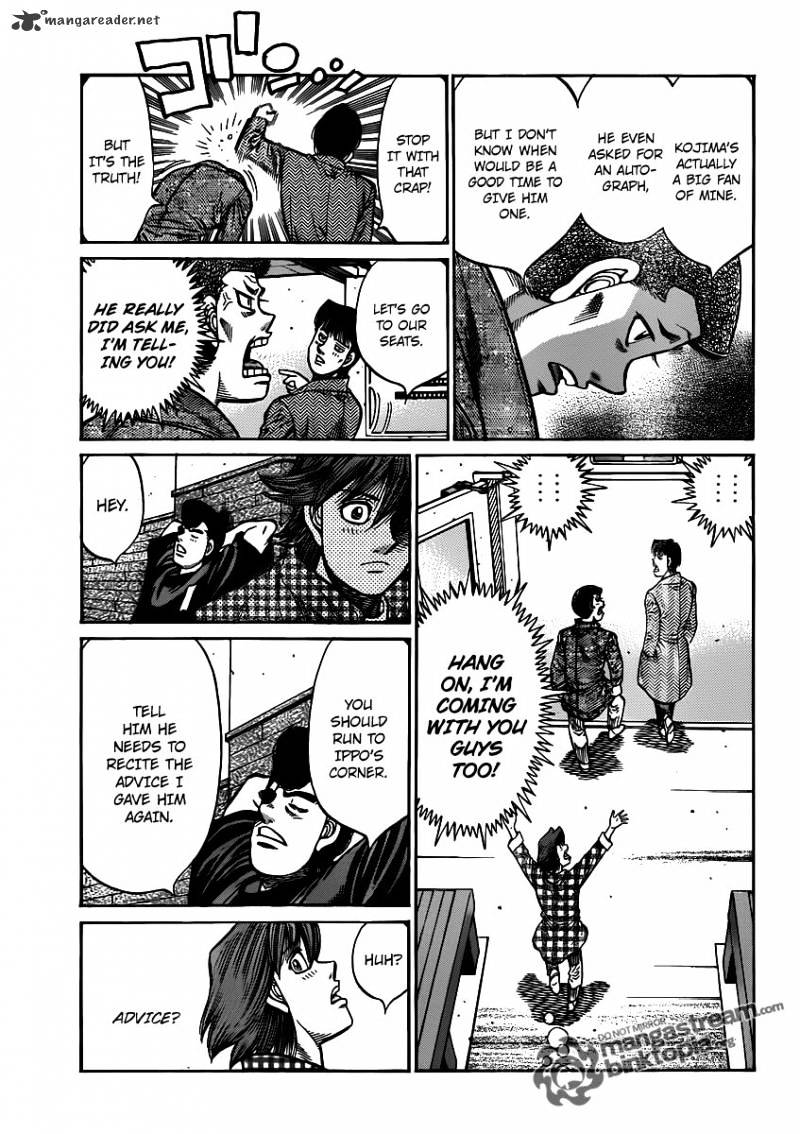 Hajime No Ippo - Chapter 931 : Reporting In, With A Smile