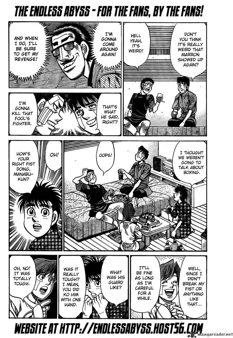 Hajime No Ippo - Chapter 913 : Boy Talk