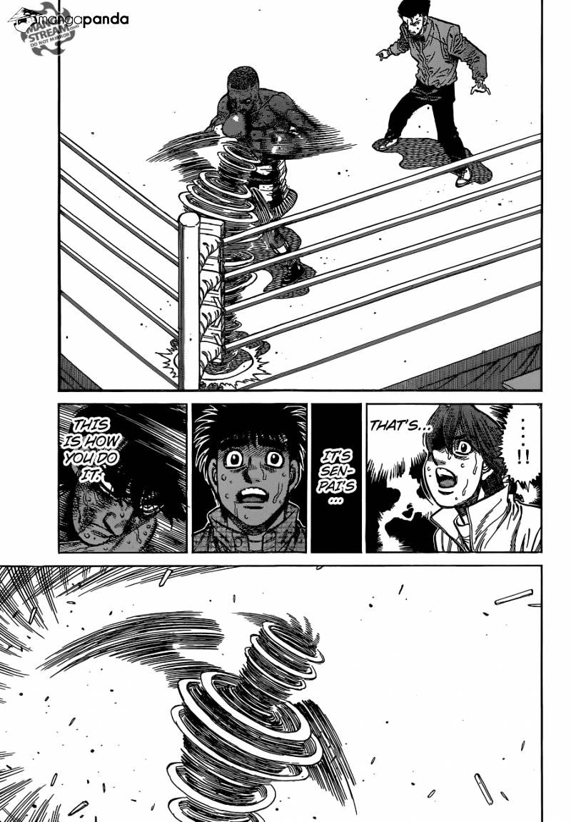 Hajime No Ippo - Chapter 1119 : Takamura Mamoru Can....