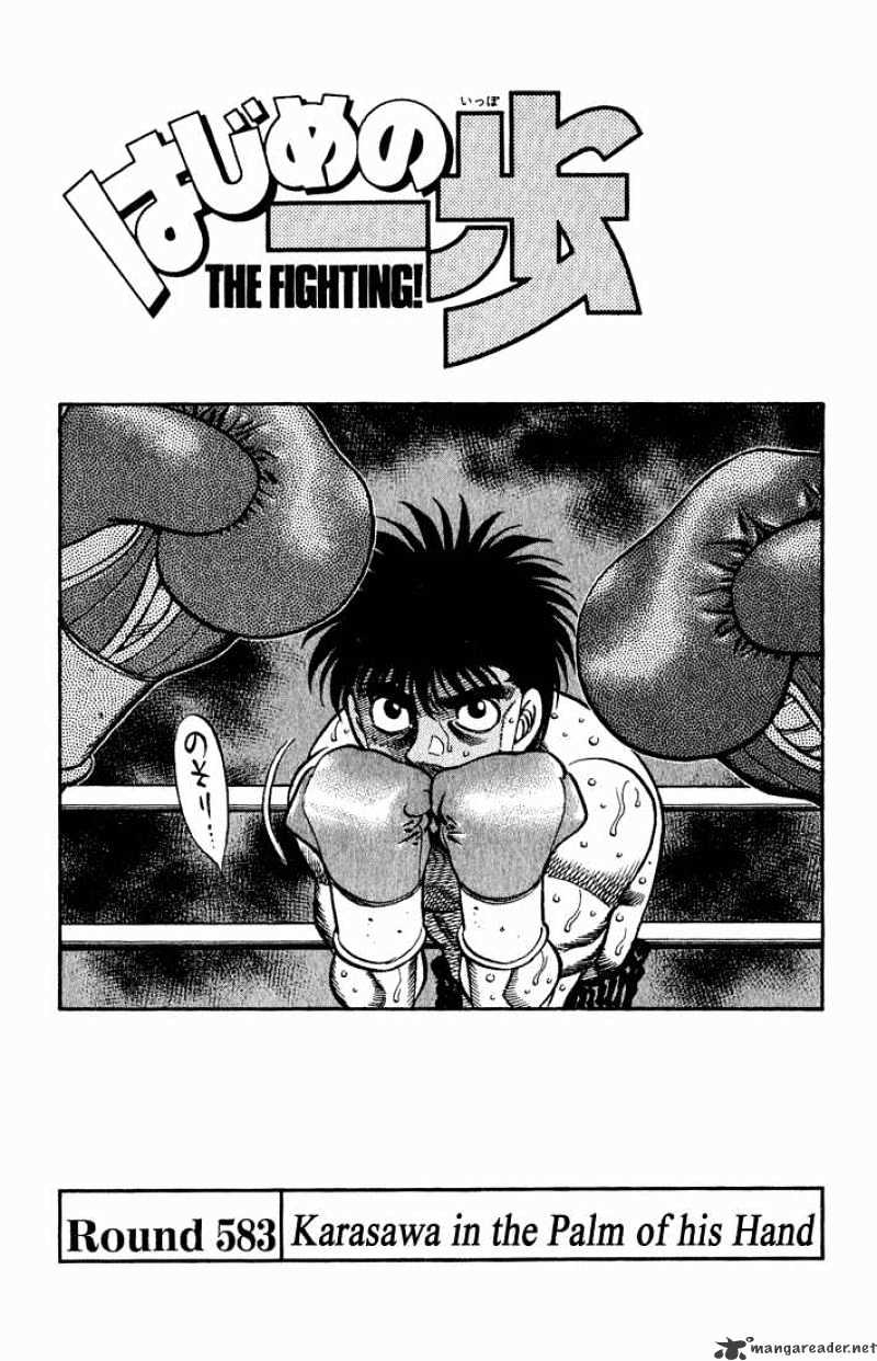 Hajime No Ippo - Chapter 583 : Karasawa On The Palm Of His Hand