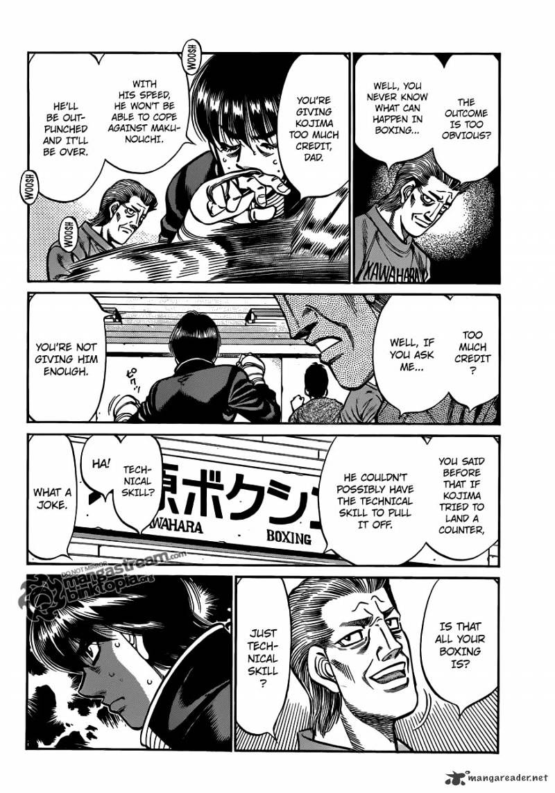 Hajime No Ippo - Chapter 929 : Strange Atmosphere