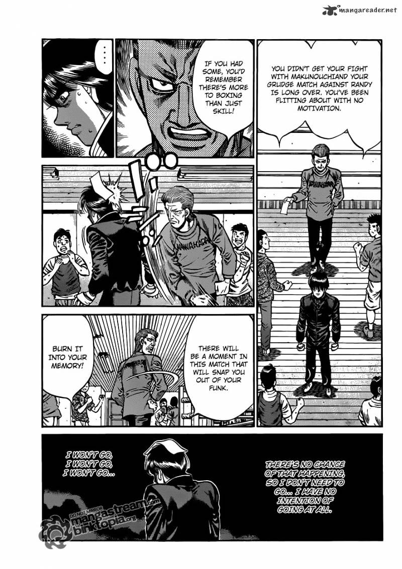 Hajime No Ippo - Chapter 929 : Strange Atmosphere